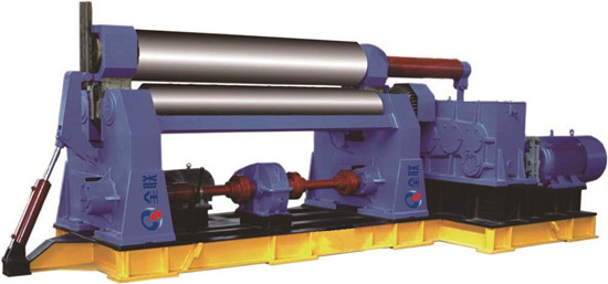 水平(ping)下調式(shì)三輥卷(juàn)闆機