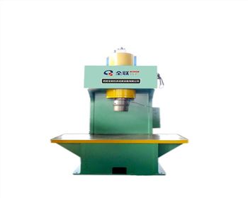 單柱(zhù)校正壓(yā)裝液壓(yā)機結構(gou)與特點(dian)：